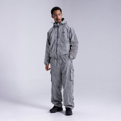 Track Pants "STRIPE" - Light Grey