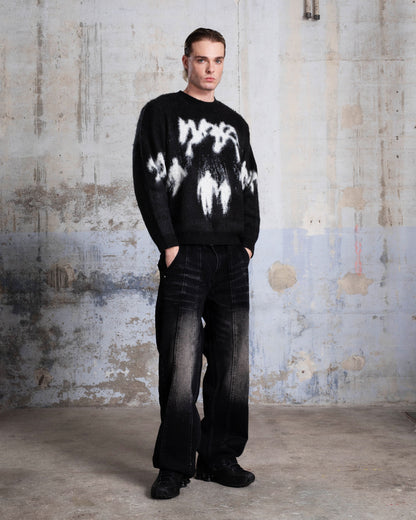 "ULTRA" PULL MOHAIR - NOIR