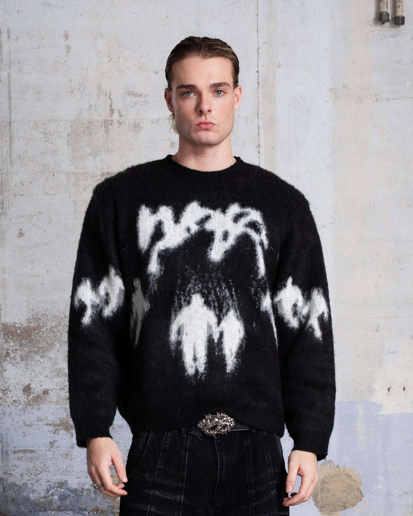 "ULTRA" PULL MOHAIR - NOIR