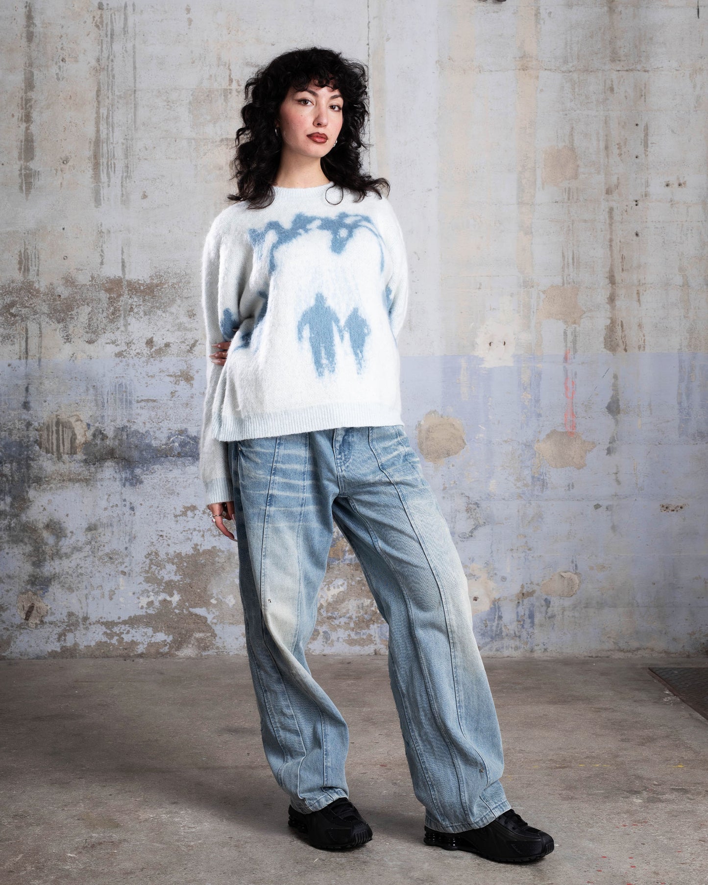 "ULTRA" MOHAIR KNIT - WHITE