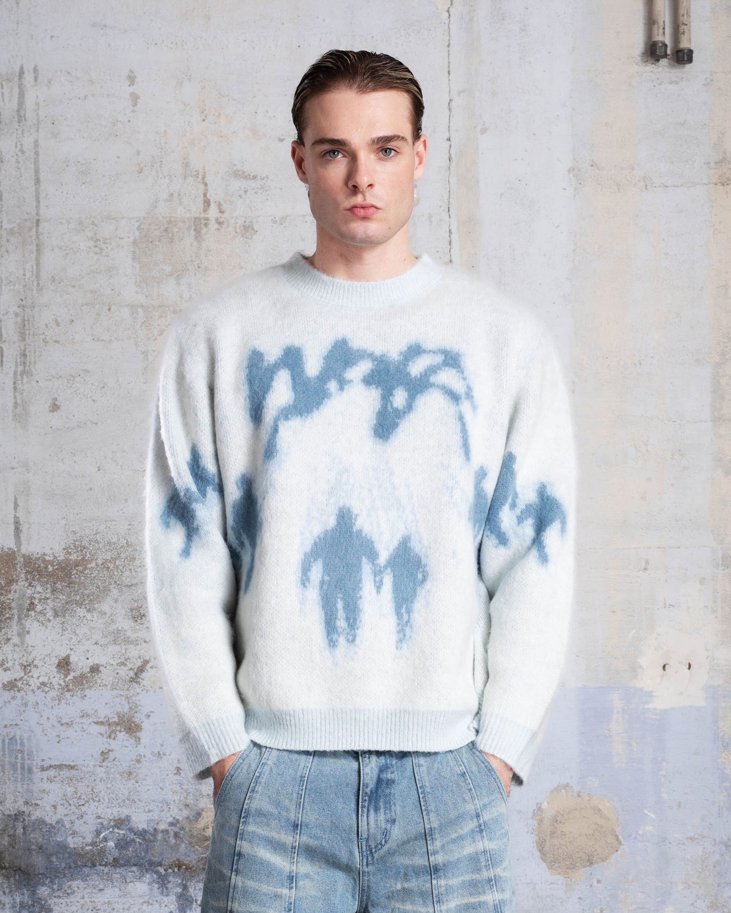"ULTRA" MOHAIR KNIT - WHITE