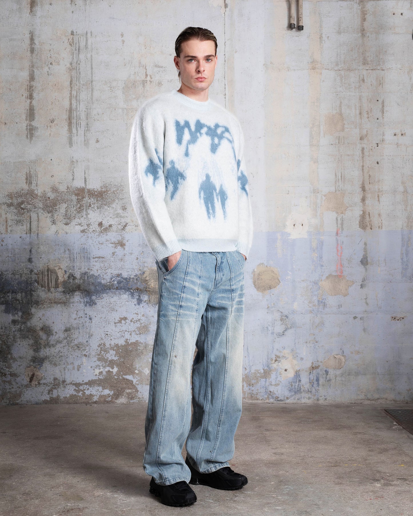"ULTRA" MOHAIR KNIT - WHITE