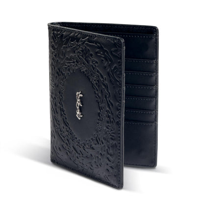 PORTEFEUILLE "ABYSSAL" CUIR VEGAN - NOIR