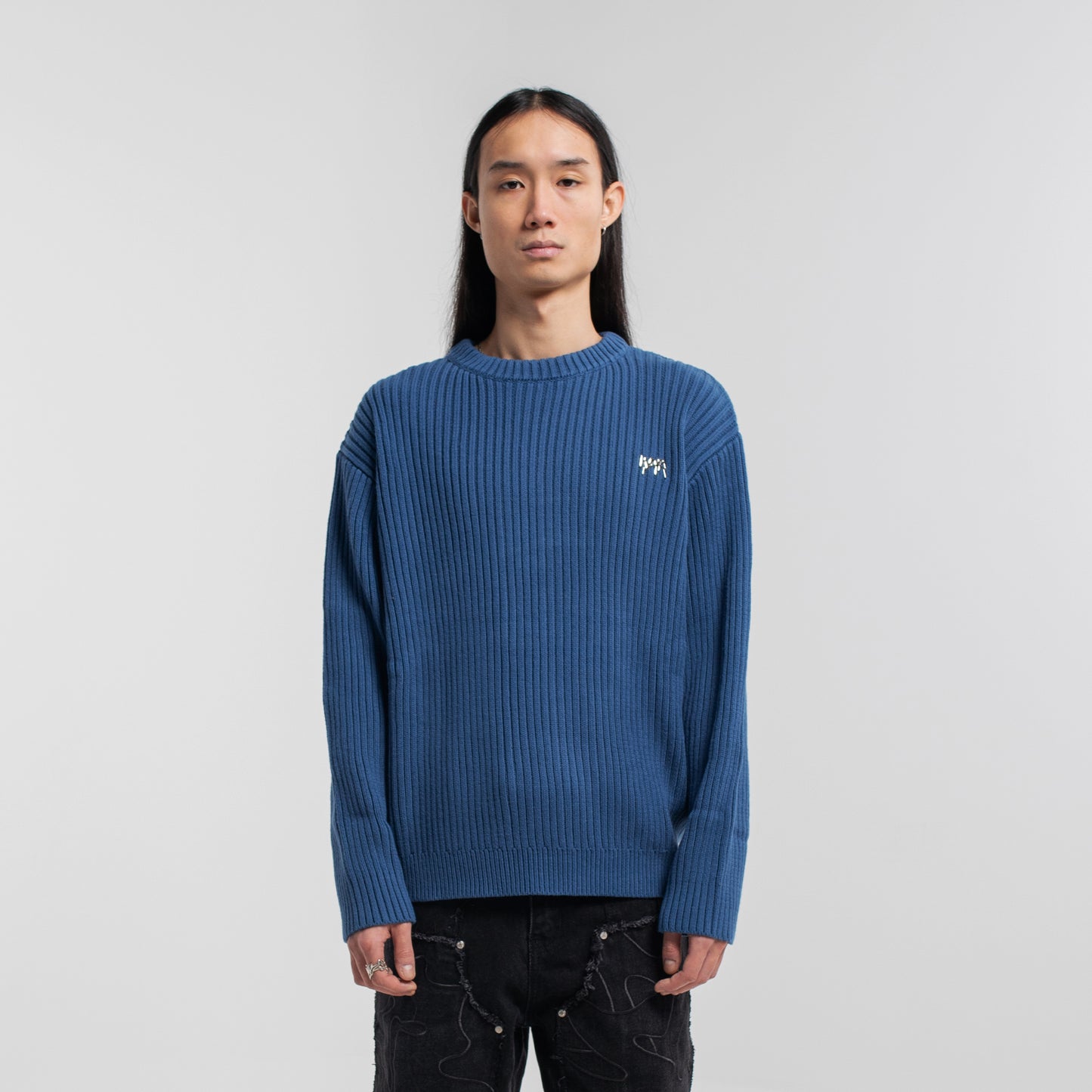 Wavy Sweater - Blue