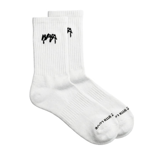Chaussettes Weyz "SIGNATURE" (1 paire) - Blanc